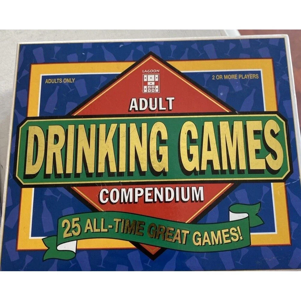 25 Adult Drinking Games Compendium House Party Student Fun Board Game